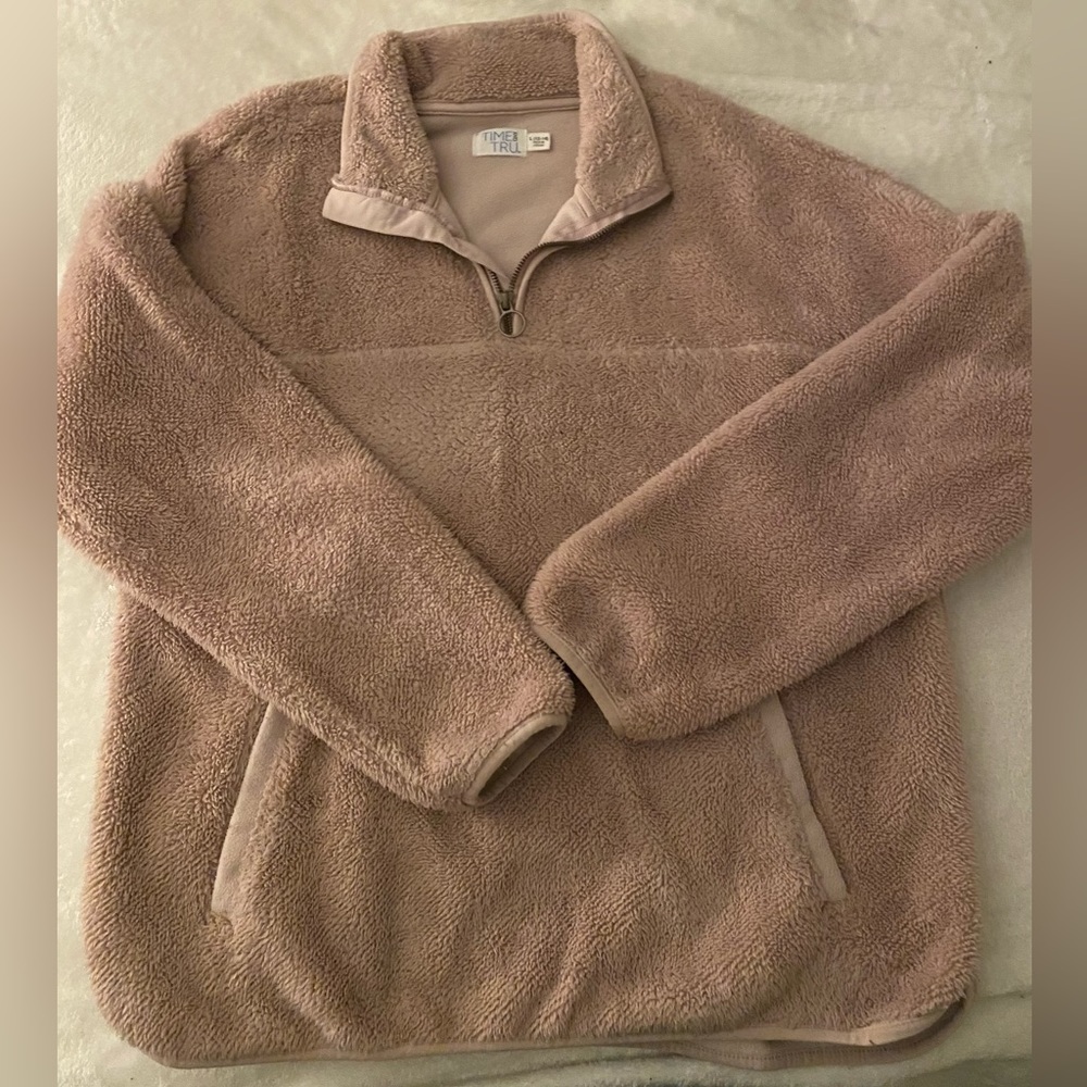 Time and Tru Fuzzy Sweater